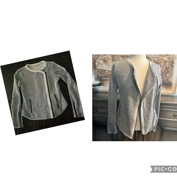 Lucky Brand Gray/Black Lightweight Jacket size Small - Picture 1 of 8